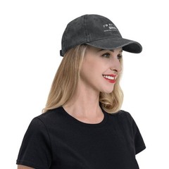 I’M RETIRED Funny Graphic Baseball Cap Unisex Washed Adjustable Sun Hat Casual