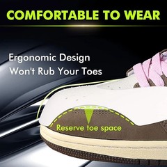 4-Pair Shoe Crease Protector for Sneakers: Air Force 1 Jordan 1, Dunk Low & More