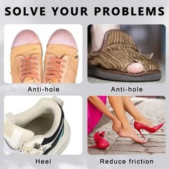 6PCS Sports Shoe Heel Protector Anti Wear Repair Patch Insoles Pad