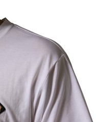DOLCE & GABBANA T-shirt White Leopard Print DG Logo MenCotton IT48/US38/M 900usd