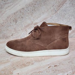 LUCKY BRAND LP-LORELLE Brown Suede Mid Top Comfort Sneaker Bootie 7½M US / 38 EU
