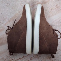 LUCKY BRAND LP-LORELLE Brown Suede Mid Top Comfort Sneaker Bootie 7½M US / 38 EU