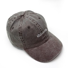 Anthropic Claude Thinking Hat Navy Blue Adjustable Strapback Baseball Cap New