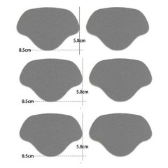 6PCS Sports Shoe Heel Protector Anti Wear Repair Patch Insoles Pad