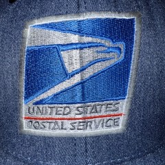 United States Post Office (USPS) Mail Carrier Snapback Hat Made In USA Sixe XL