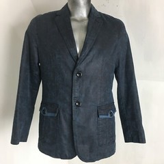 Barabas Men’s Blazer Jacket Blue & Black Color Size M US 38 Elbow Patches