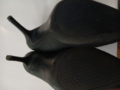 Jessica Simpson Black Laenie Classic Pumps 4″ Heels Size 7.5 M US 38 EU