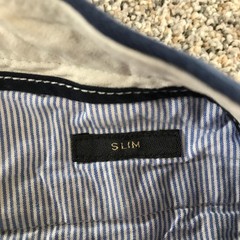 J.Crew Bowery Chino Pants Mens 29×32 Blue Slim Stretch Twill Tapered Casual