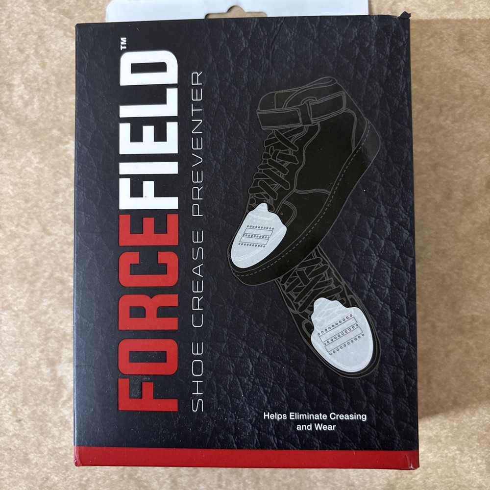 2piece Forcefield Crease Protector -toe-guards, White, Medium, #20