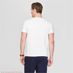 Men’s Every Wear V-Neck T-Shirt Goodfellow & Co White L *SEE DEAL!!!*