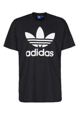 Adidas Men’s T-Shirt Trefoil Logo Design Graphic Classic Short Sleeve Shirt