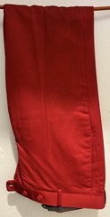 Lineage Men’s Red Suit Jacket & Pants Set 38×32 Performance Stretch Polyester