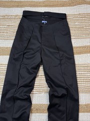 Mugler X H&M Black Cut Out Tailored Wool Trouser UK-US 38 EU 54 RARE Avantgarde