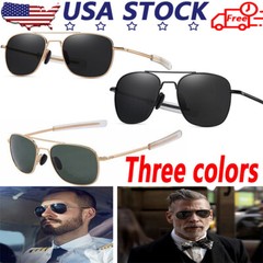 Aviator Sunglasses Premium Military Pilot Ultraviolet Mens Polarized Sunglasses