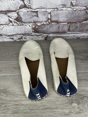 Reef White Leather Espadrilles Loafers Flats Shoes Women’s Sz 7.5M US/38EU