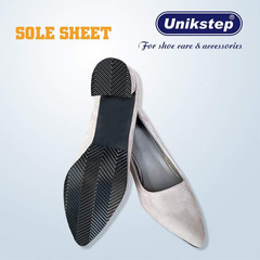 2 Pairs Shoe Sole Repair Rubber Sheets, Shoe Bottom Outer Front Sole and Heel Re