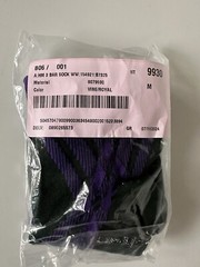 Burberry 3 Bar Socks Wine/Royal M (8-10 US / 38-40 Euro) 8079930 NWT $140