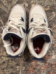 Nike SB x Air Jordan 4 Retro SP Navy White/Gum Leather Men’s DR5415-100