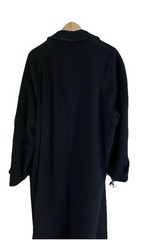 Vestimenta Black Cashmere and Wool Long Overcoat Men’s EUC