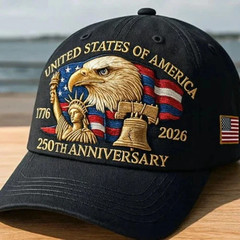 Baseball Cap United States 250th Anniversary Hat