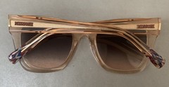 Missoni Women’s Square Full Rim Sunglasses in Peach / Grey Shaded Pink 0069/S