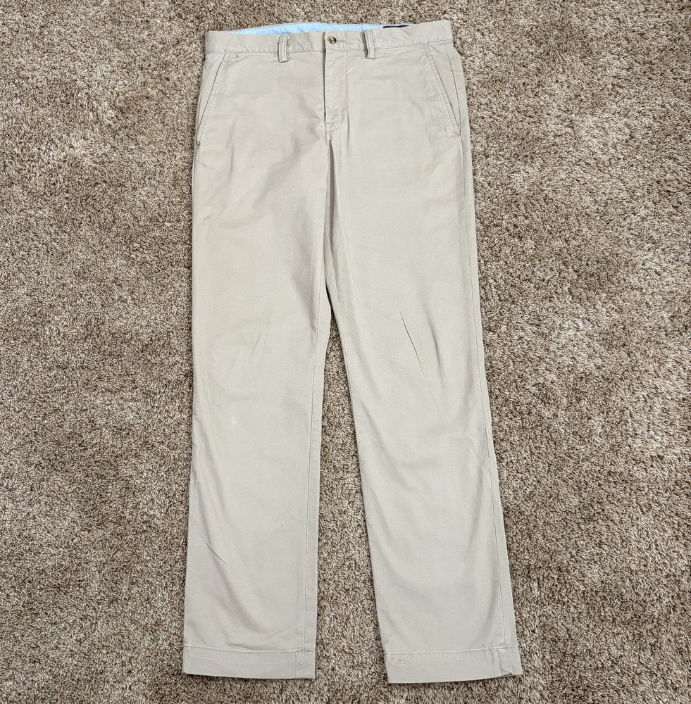 Polo Ralph Lauren Men’s Classic Khaki Stretch Straight Fit Chino Pants 32W