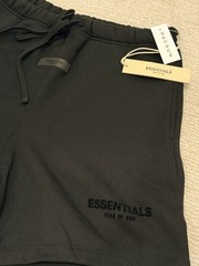 Fear Of God Essentials Black Sweat Shorts Men’s Size S NWT Drawstring FOG