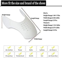 4 Pairs Shoe Creases Protector, Prevent Sneaker Shoes Crease Protector for Men’S