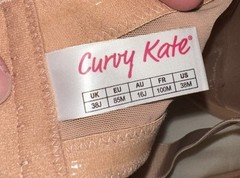 CURVY KATE Latte Smoothie Strap/Strapless Molded Bra, US 38M UK 38J NWT