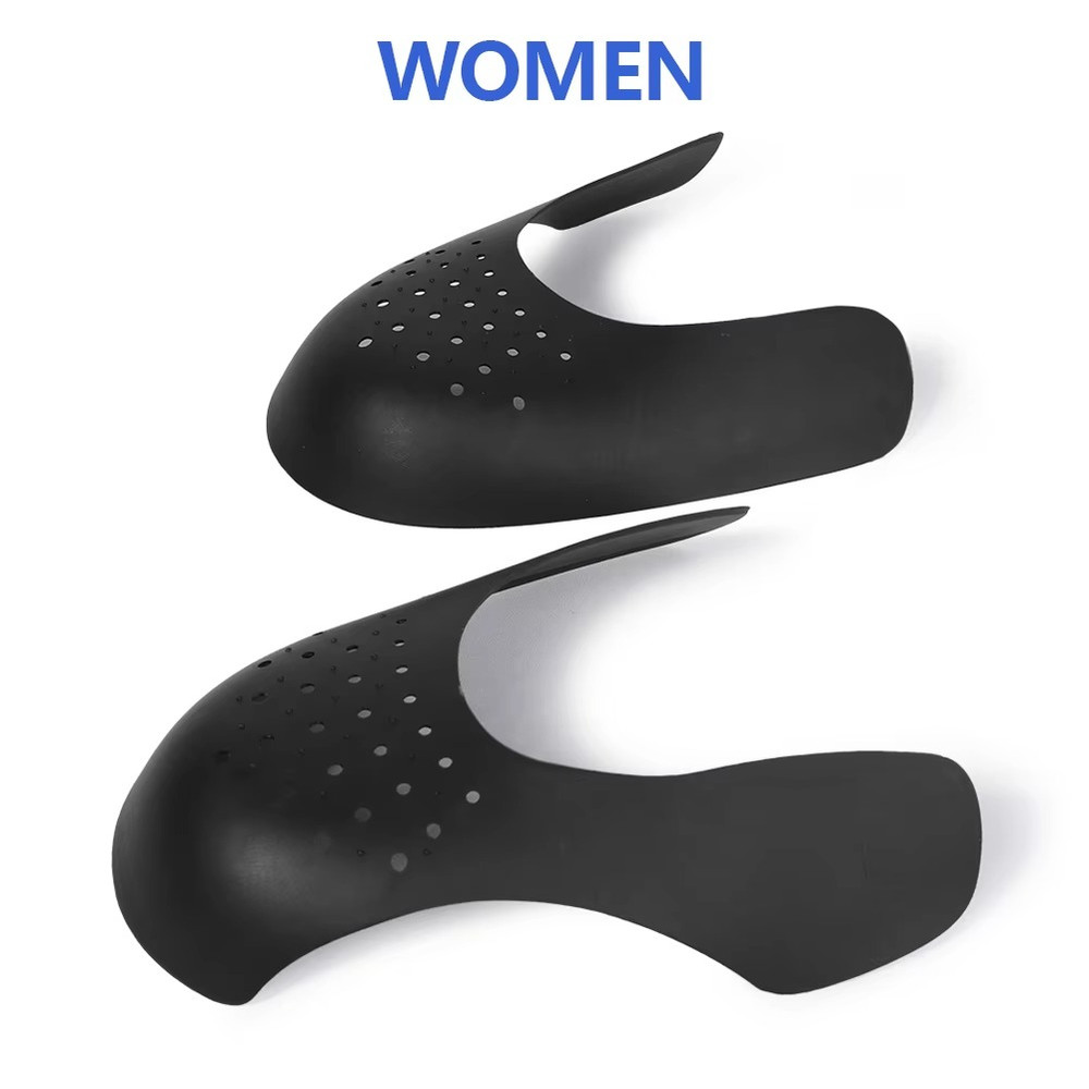 Shoe Trees Sneaker Anti Wrinkle Crease Fold Protector Black Female 1Pair