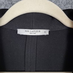 MM LAFLEUR NSPC-19-051 Black Side Slit Dietrich Blazer Jacket Minimalist SIZE XL