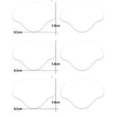 6PCS Sports Shoe Heel Protector Anti Wear Repair Patch Insoles Pad
