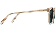 Warby Parker GILLIAN Round Sunglasses NUTMEG CRYSTAL Green Lens 52-20-145 mm NWT