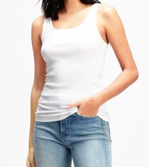 3-12 Pcs Womens 100% Cotton Basic Ribbed Plain Solid Tank Top Sleeveless Shirts