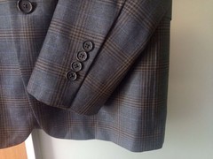 Brooks Brothers Regent Men’s Blazer Suit Jacket Gray Size M US 38R UK 38 EU 48