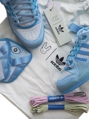 Bad Bunny × adidas Forum Buckle Low Blue Tint GY9693 NEW WITH BOX