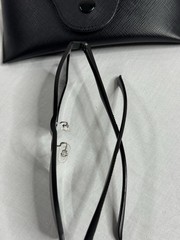 BIRCEN Rectangle Sunglasses Men’s Full Rim Black Plastic Frame/Lens 2684 55