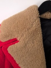 VTG DEADSTOCK HUDSON BAY x MARLBORO Men’s Sz US 38 M Red Wool Blanket Coat