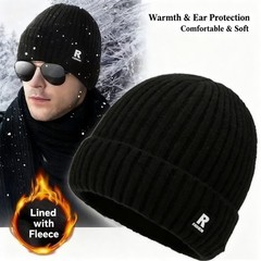 2PCS Military Tactical Skull Cap Winter Warm Fleece Windproof Ski Beanie Hats