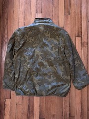 Patagonia Men’s Reversible Snap-T Glissade Pullover – Rare Camo and Orange Large