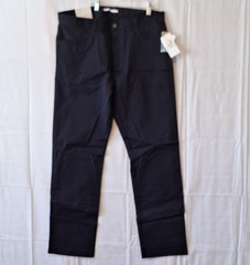 34Wx32L Calvin Klein Men’s Navy Twill Chino Pants Slim Fit Tapered Stretch