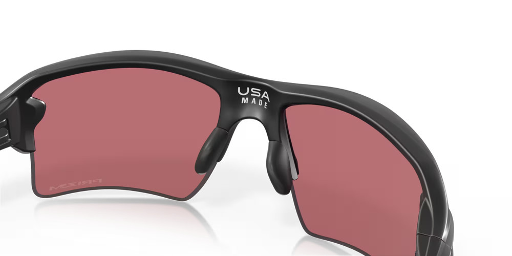 Oakley Flak 2.0 XL Sunglasses Matte Black Blue Prizm Polarized OO9188-5859 wcase