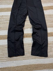 Mugler X H&M Black Cut Out Tailored Wool Trouser UK-US 38 EU 54 RARE Avantgarde