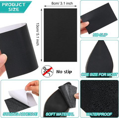 10 Pack Shoe Sole Protector Anti-Slip Shoe Grips on Bottom of Sneakers Non-Slip