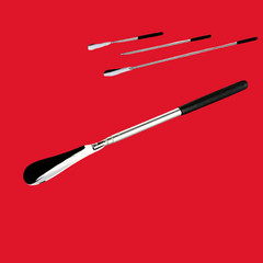 New Extra Long Handle Shoe Horn Stainless Steel Handled Metal Shoehorn Horns US