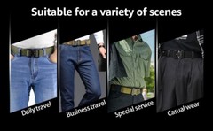 MEN Casual Military Tactical Army Adjustable Quick Release Belts Pants Waistband