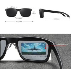 Oakley Holbrook Sunglasses Matte Black Frame Polarized Black Lens UV400 New