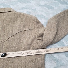 Vtg Pendleton Blazer Mens 42 Tan Wool 100% Two Button Western Sport Coat 60s 50s