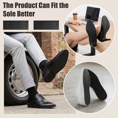 Shoe Sole Protector, Rubber Self-Adhesive Anti-Slip Grips, Shoe Bottom Protector