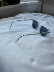 Warby Parker Elio Sunglasses In Crystal Frame